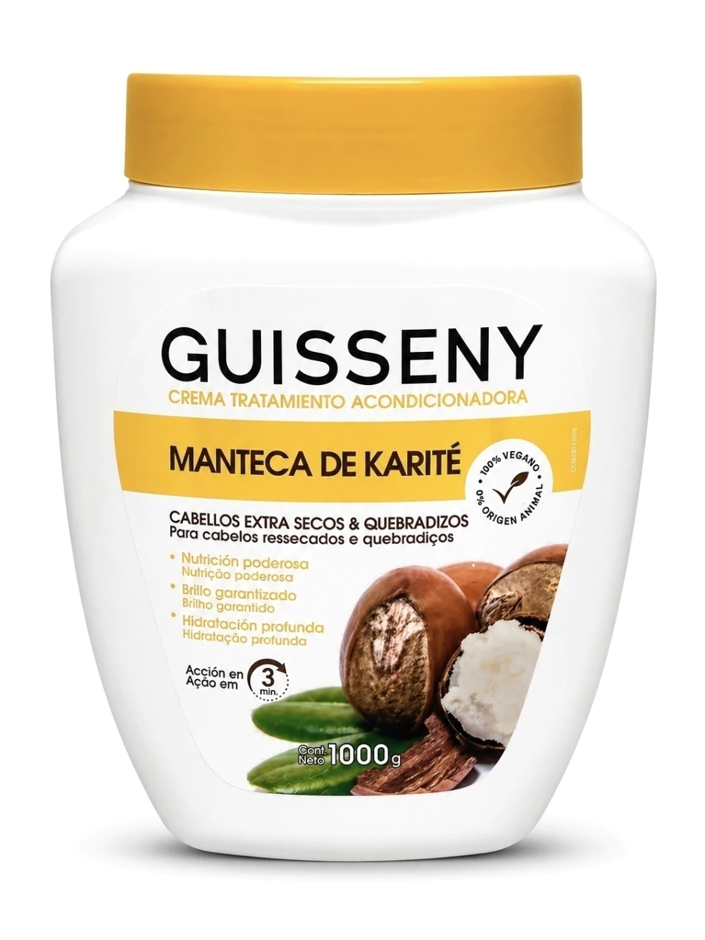 Mascara capilar Manteca de Karite Guisseny 1Kg